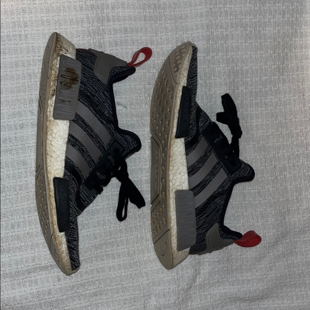 NMDs Glitch Grey - mens US 10.5